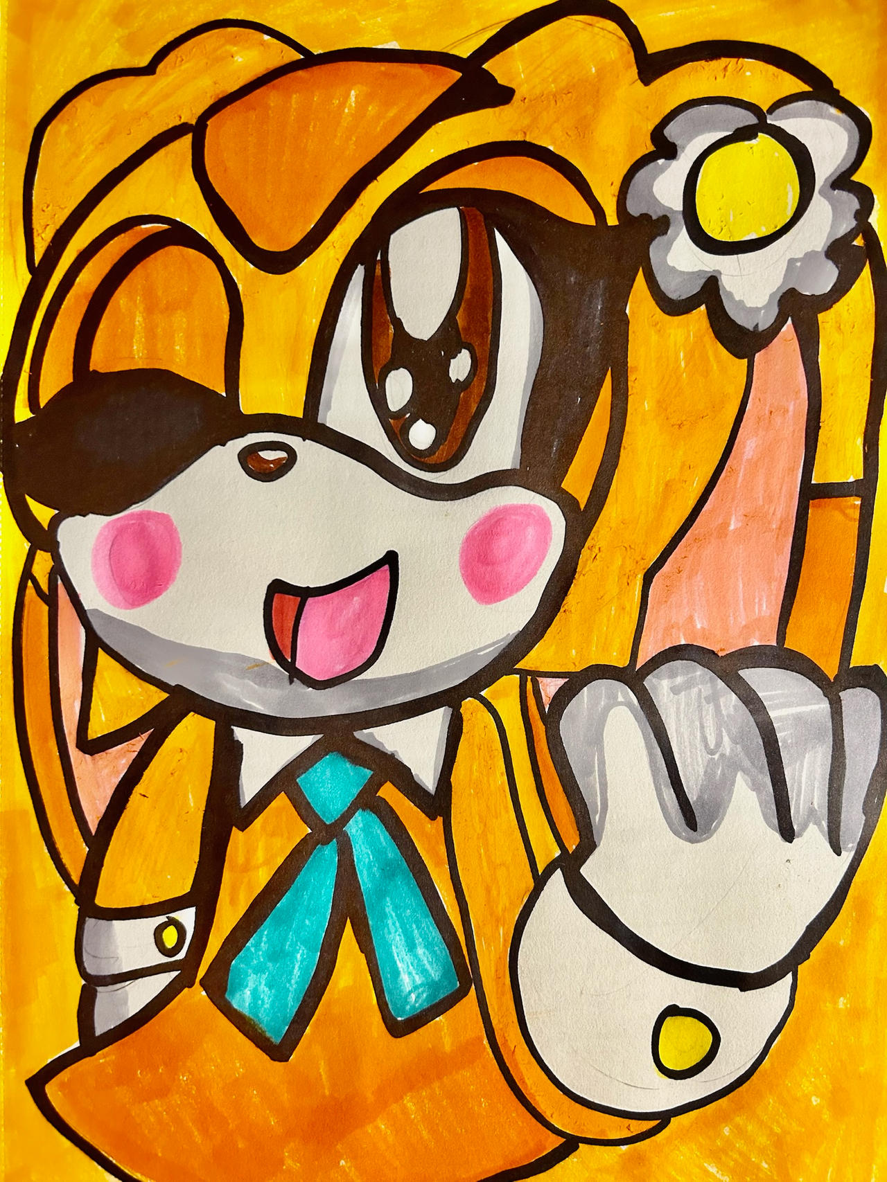 Cream The Rabbit Colors Reverse Cream the rabbit by tailskomiles on DeviantArt