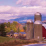 Vermont Dairy Farm.