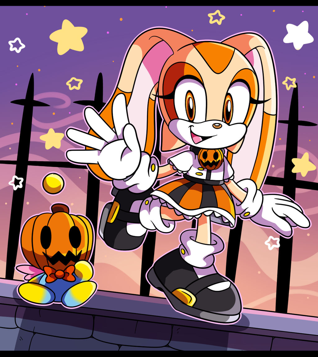 Cream Rabbit Inlfation Cream The Rabbit Halloween by SonicTheEdgehog on DeviantArt