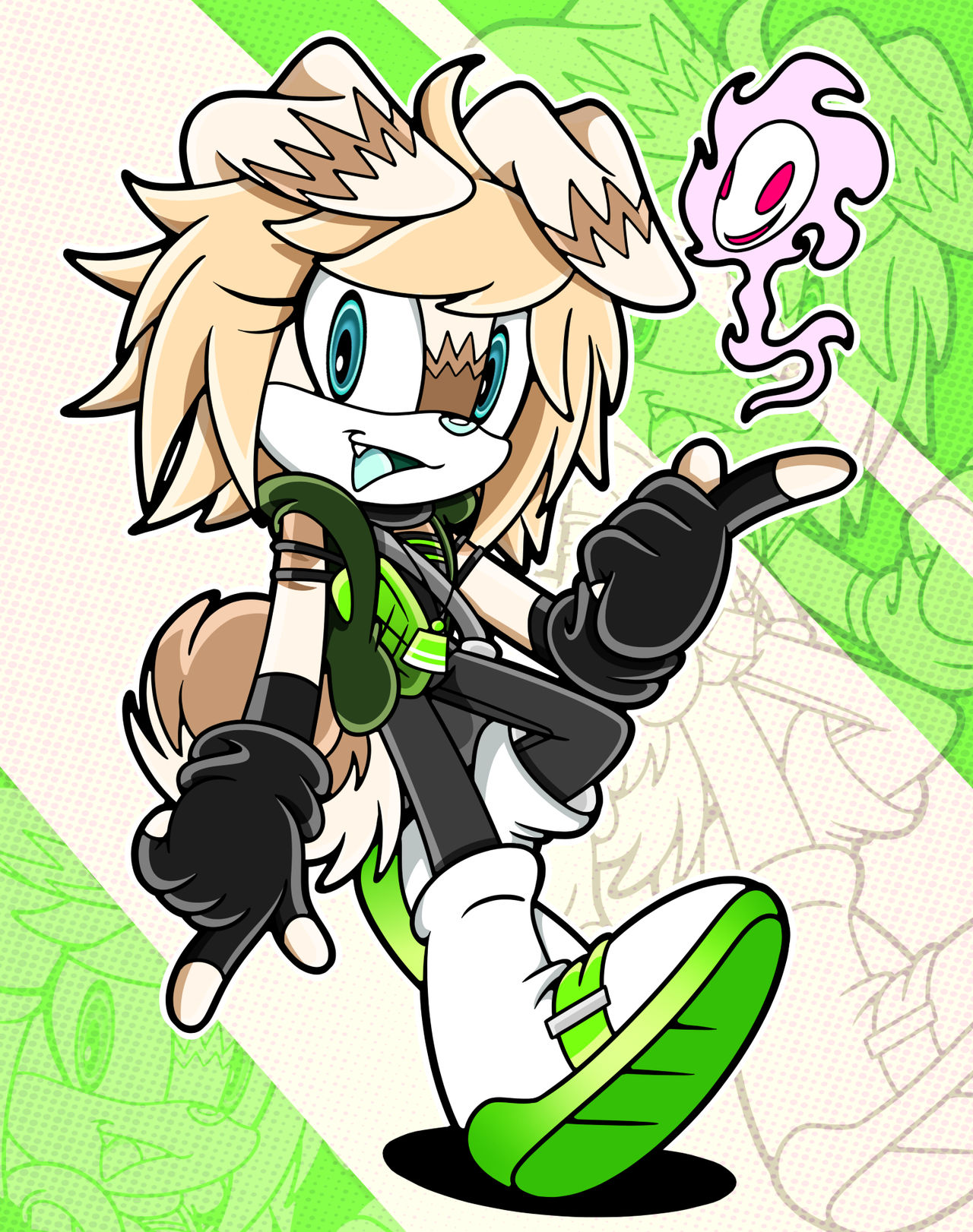 Sonic OC Original Character Art Trade Dog Puppy by SonicTheEdgehog on ...