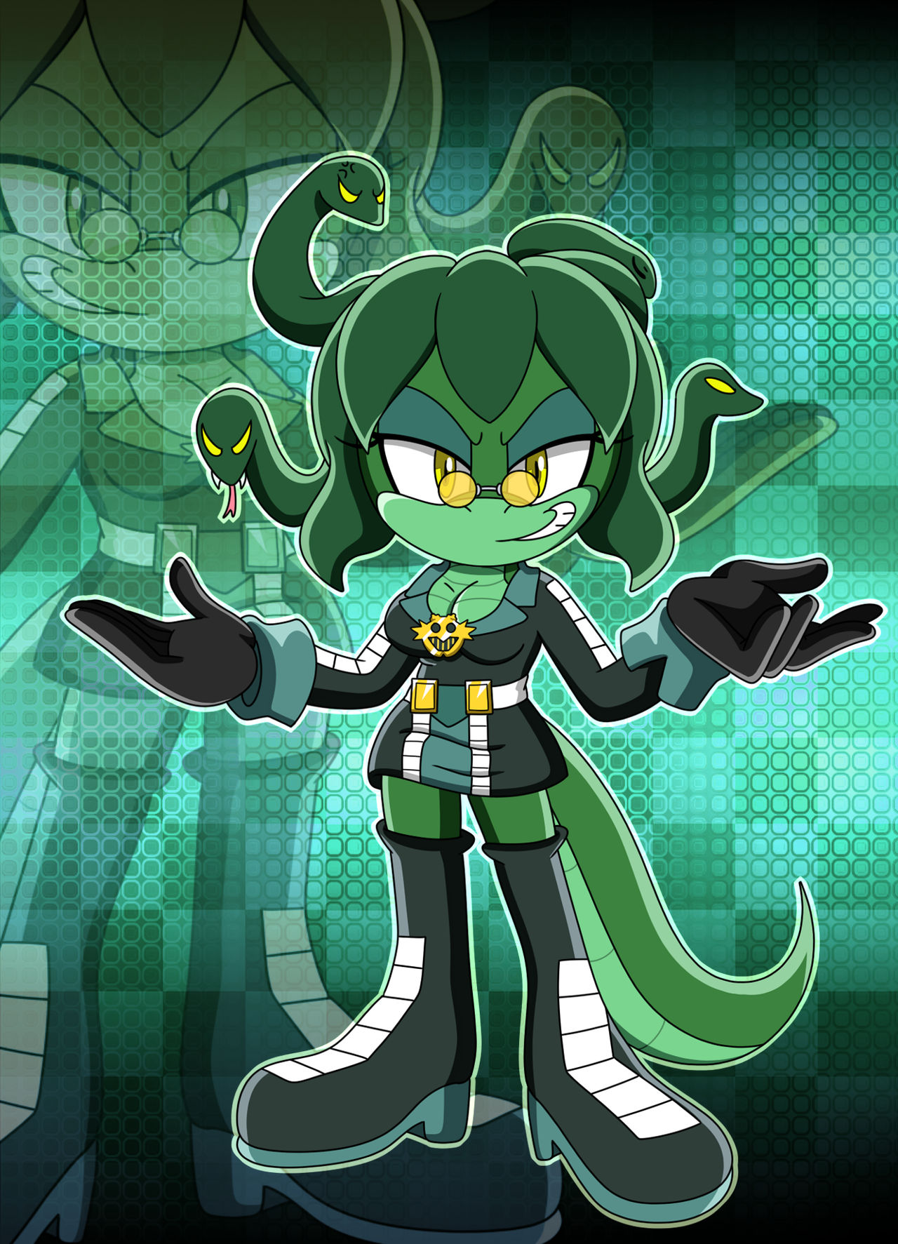 Sonic OC Original Character Snake Evil Eggman by SonicTheEdgehog on ...