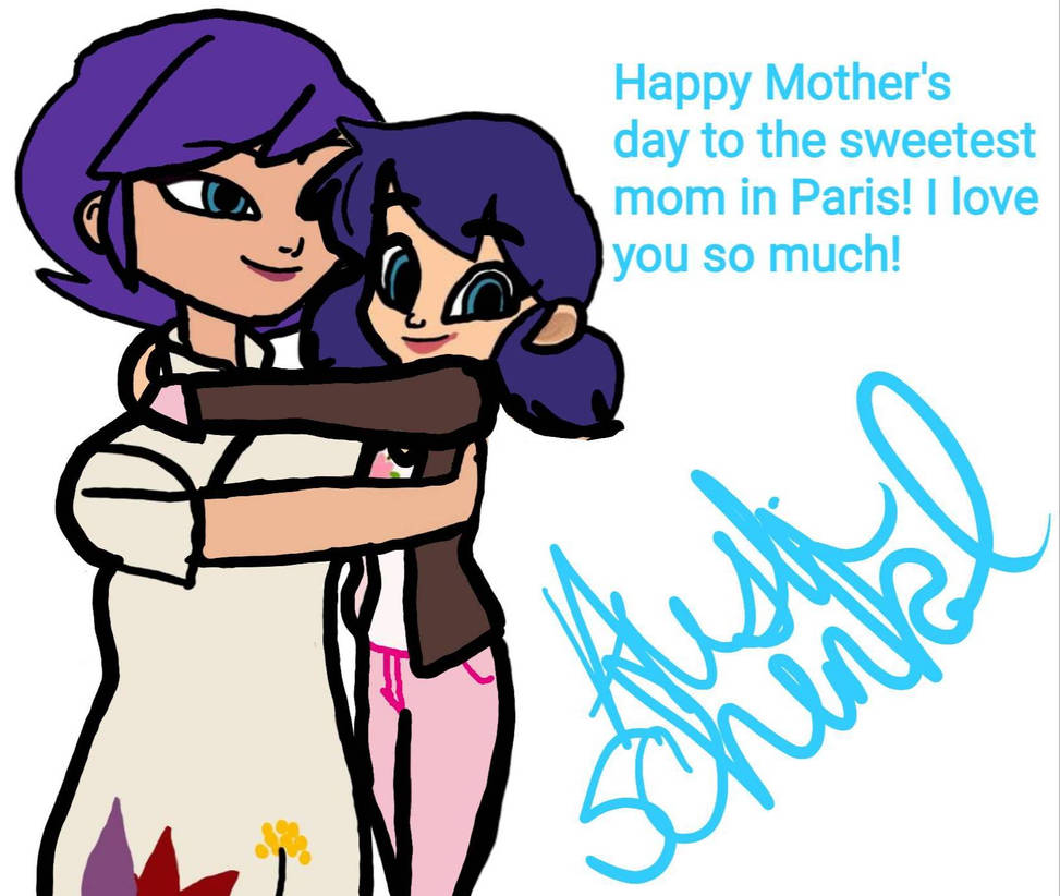 Marinette with her mom by FinniBug95 on DeviantArt
