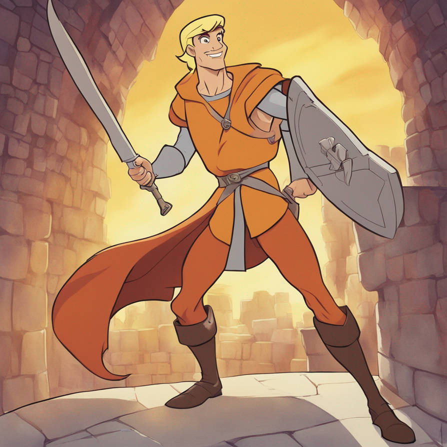 Dirk the Daring from Dragon's Lair by Crawlingchaoschristi on DeviantArt
