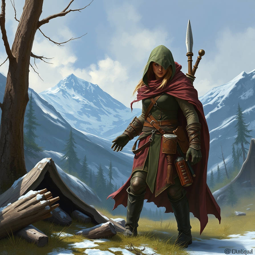 Female ranger in faerun by Crawlingchaoschristi on DeviantArt