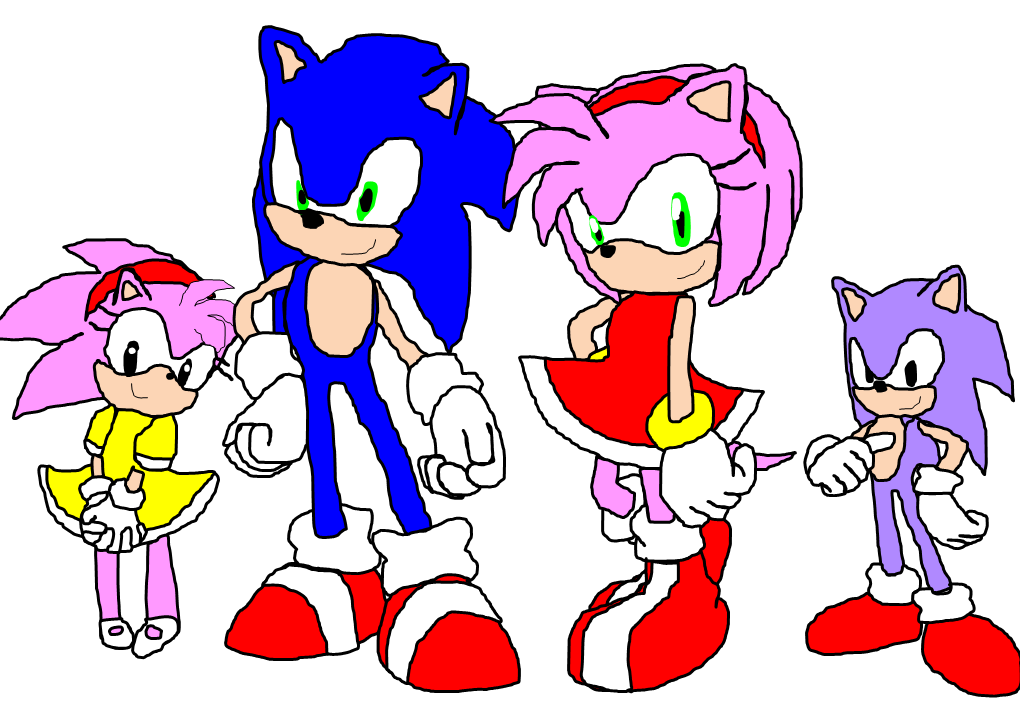 SonAmy Family by Anita-Ermine on DeviantArt