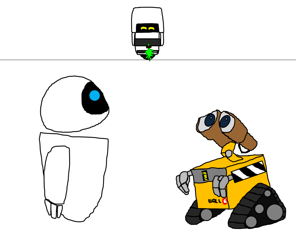 Wall E X Eve Look Who S Under The Mistletoe By Amazingangus76 On Deviantart Wall E X Eve Look Who S Under The Mistletoe By Amazingangus76 On Deviantart