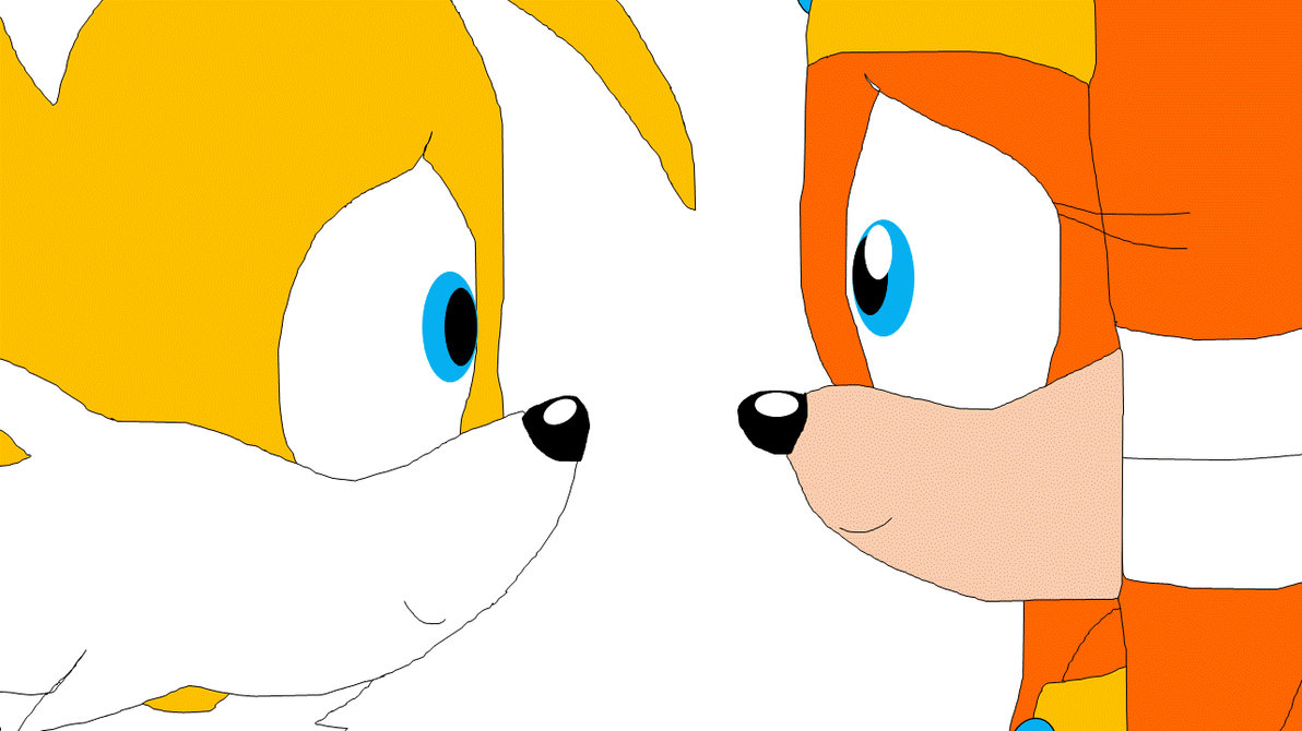 Tails Boop (Gif) Tails and Tikal nose rub by Amazingangus76 on DeviantArt