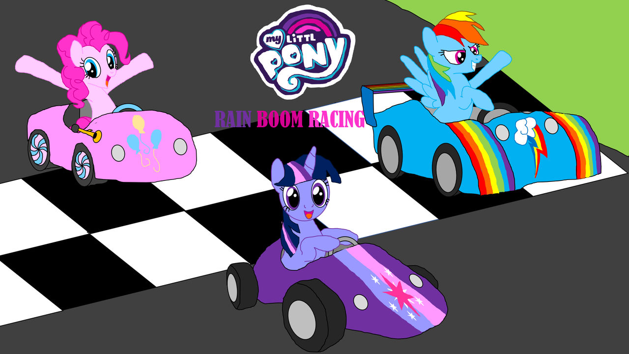 My little pony: Rain Boom Racing (cover) by Amazingangus76 on DeviantArt