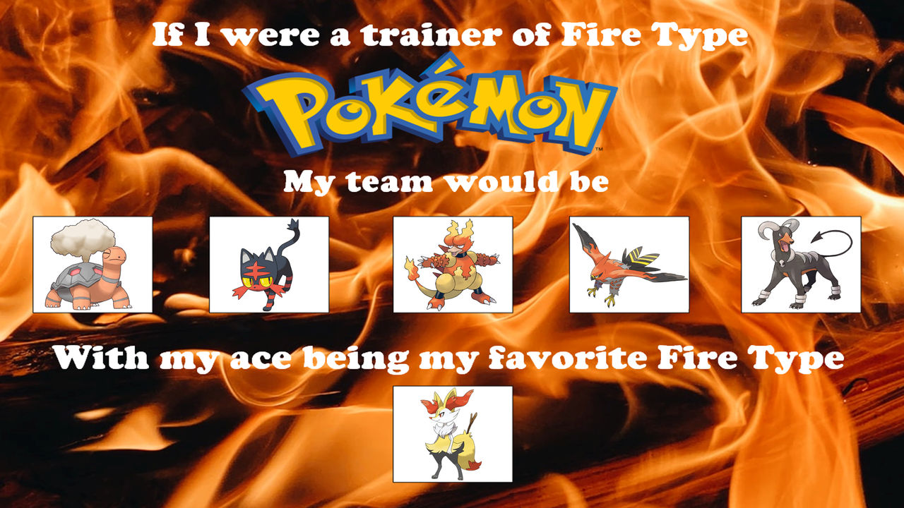 If I was a fire pokemon trainer by Amazingangus76 on DeviantArt