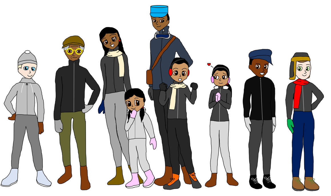 Pingu and friends humanized by Amazingangus76 on DeviantArt