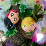 close-up egg: axel + roxas