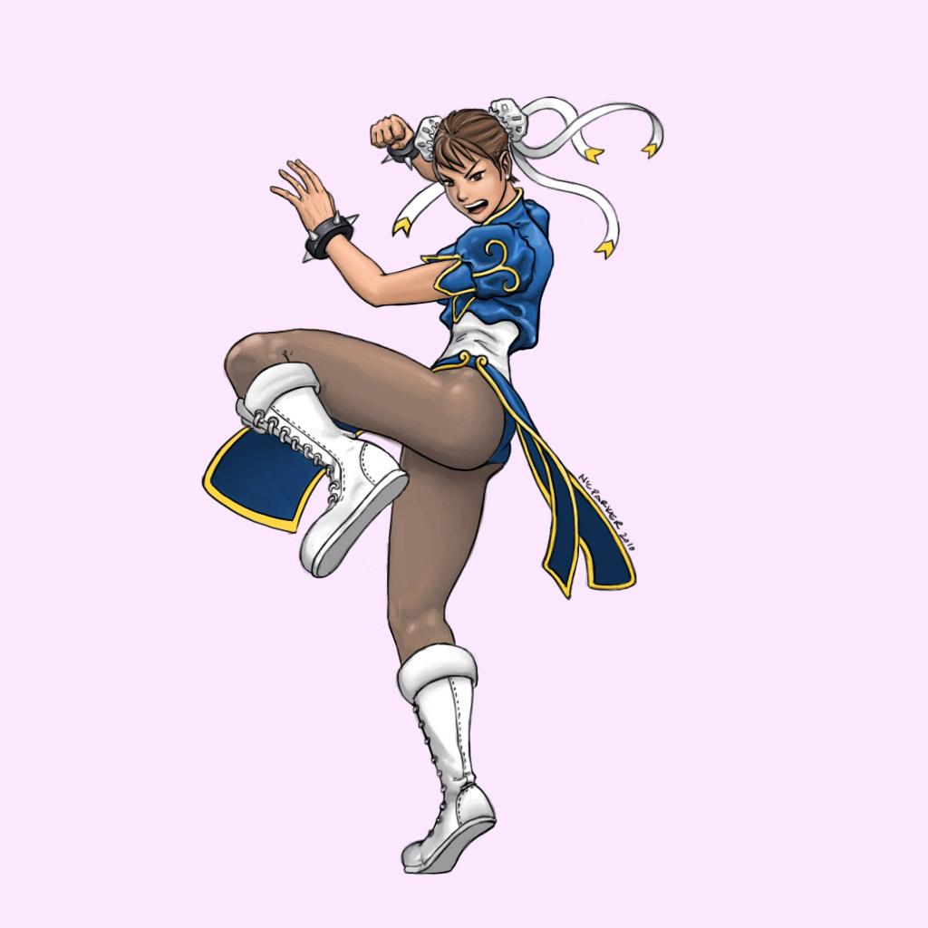Chun Li Fight Style Chun Li Fighting Stance by Indelaxiom on DeviantArt