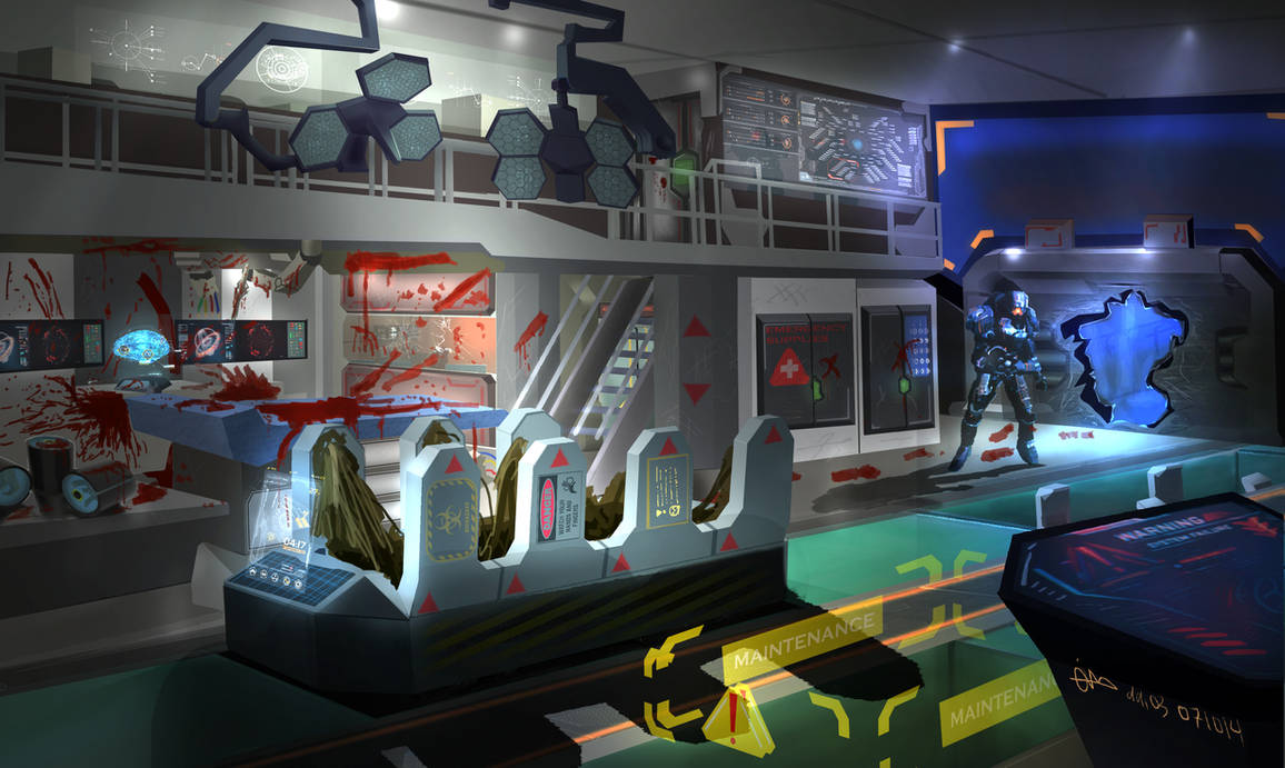 Science Lab - Alien Breakout by H3KATE on DeviantArt