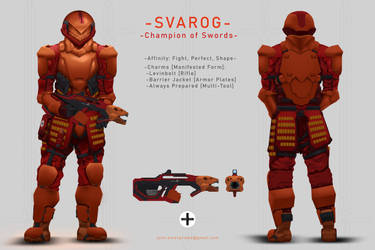 Svarog Champion of Swords - Armor and Gear On