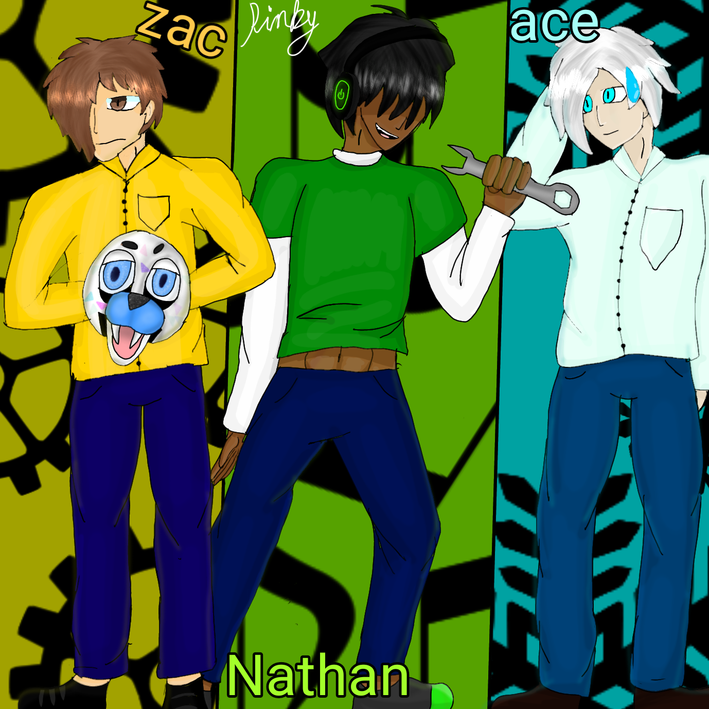 My fnaf oc by officiallypinkyfoxy on DeviantArt