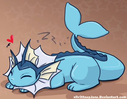 Sleeping Vaporeon