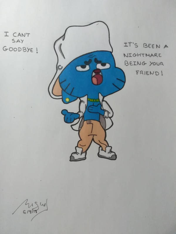 Gumball song - I Can't Say Goodbye by Mikecandido on DeviantArt
