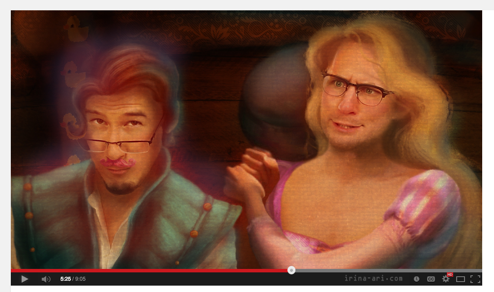 Tangled with Markiplier and Matthias by Irina-Ari