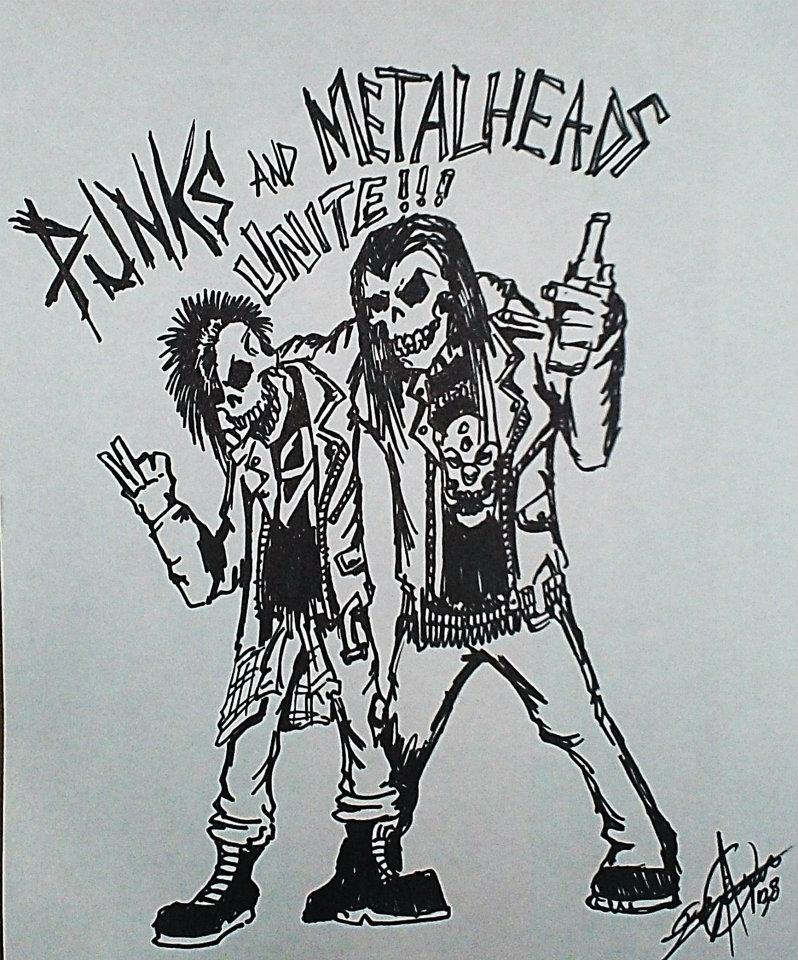 Metal e punk irmãos