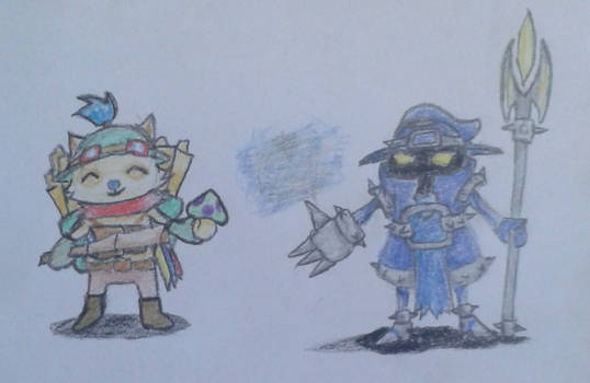 teemo and veigar - league of legends