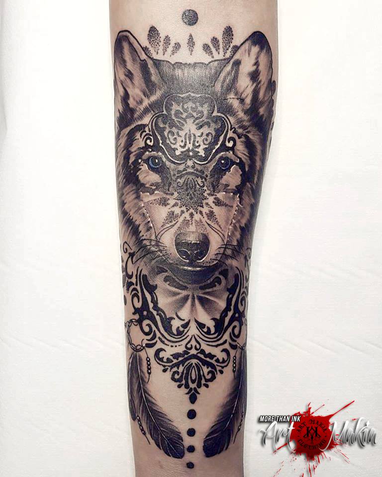 Mandala Wolf Tattoo by ArtMakia on DeviantArt