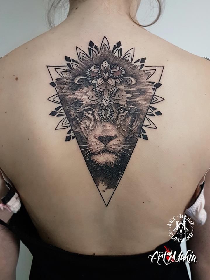 Mandala Lion Graphic Tattoo by ArtMakia on DeviantArt Mandala Lion Graphic Tattoo by ArtMakia on DeviantArt