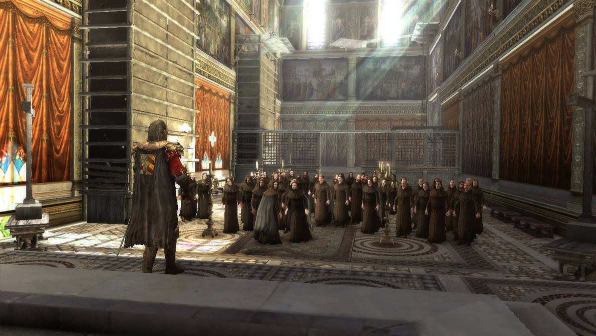 Brotherhood mod. Концовка ассасин Крид 2. Assassins Creed Brotherhood храм. Концовка Assassins Creed 2.
