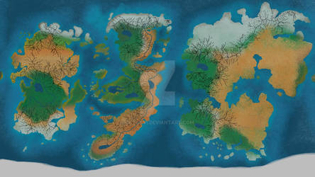 Fantasy World Map Gealumia! 