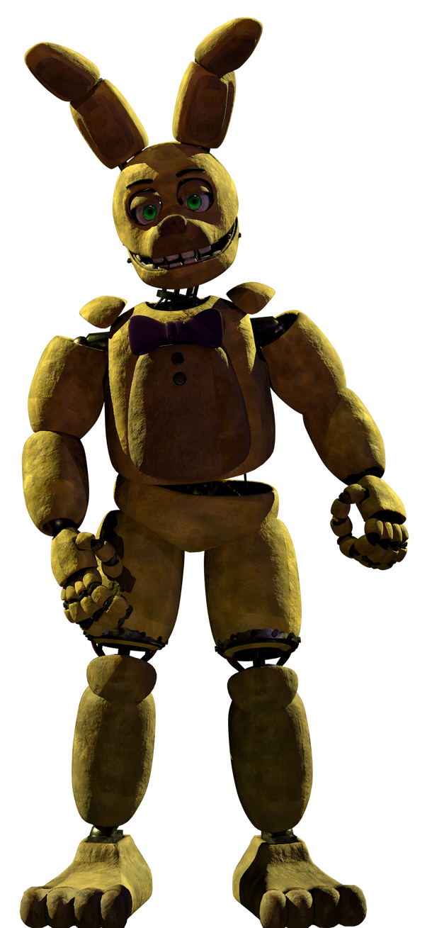 (C4D/FNAF) SpringBonnie full body by puppetfnaf1987 on DeviantArt