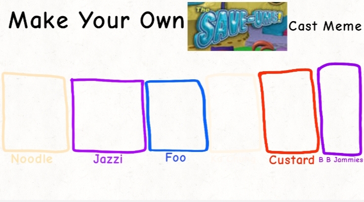Save Ums Deviantart Make Your Own The Save-Ums! Cast Meme by seqedage177 on DeviantArt