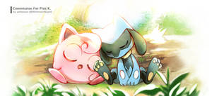 COM : Jigglypuff and Riolu For Pisit K