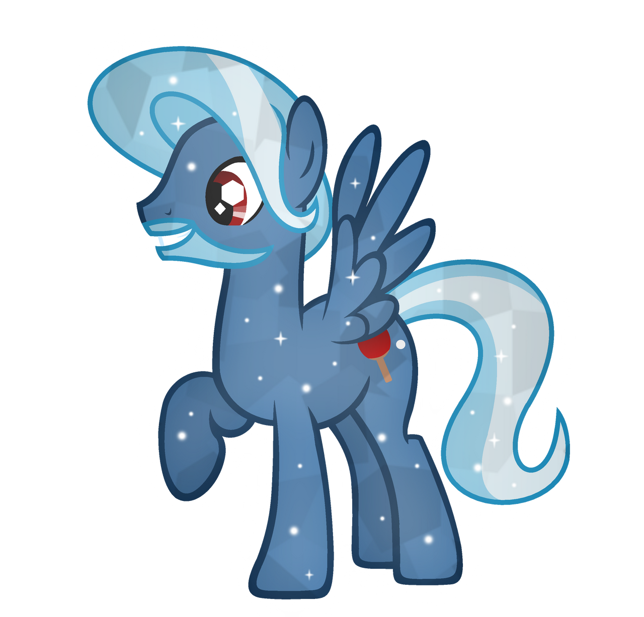 MLP Racket Rascal (Crystal Pony) by MelodyEverbelle on DeviantArt