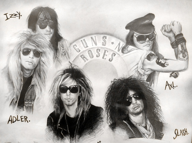 Guns N Roses by outline3d on DeviantArt