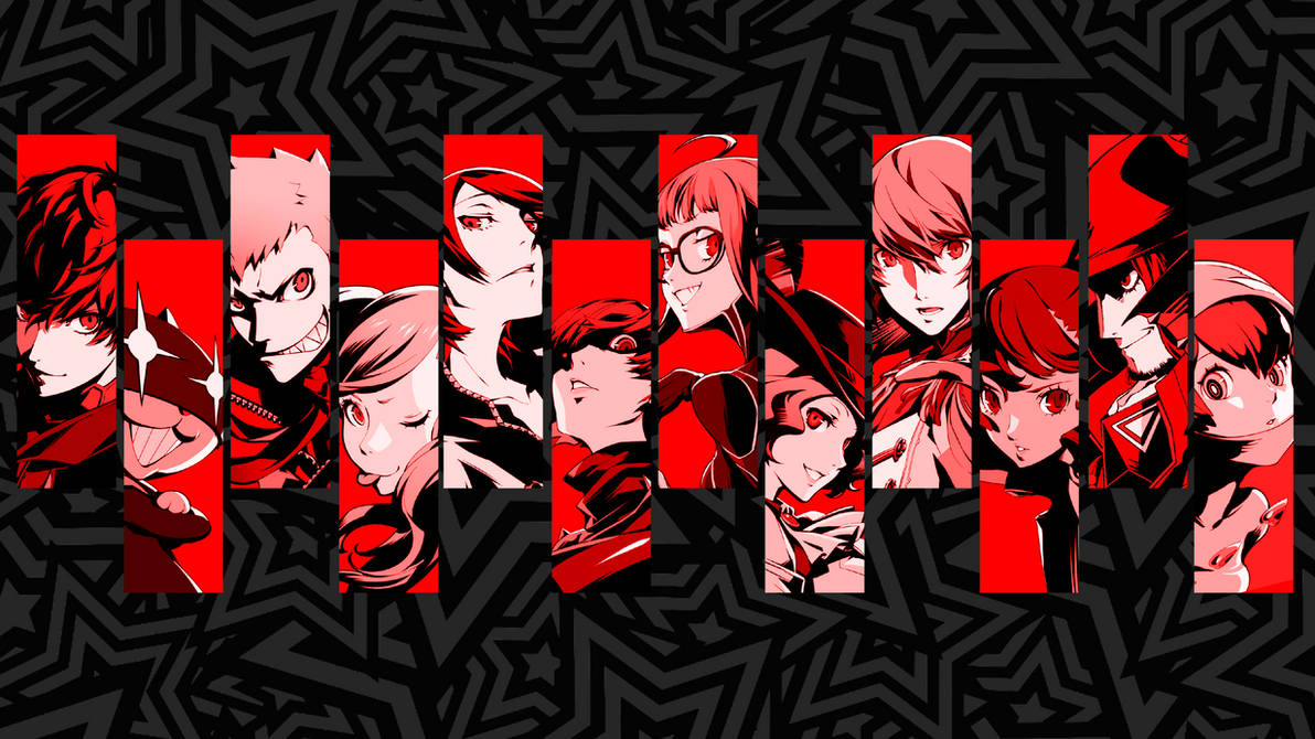 Persona 5 Wallpaper - All Phantom Thieves (4K) by labuyo829 on DeviantArt