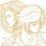 Vaan and Laguna - Dissidia