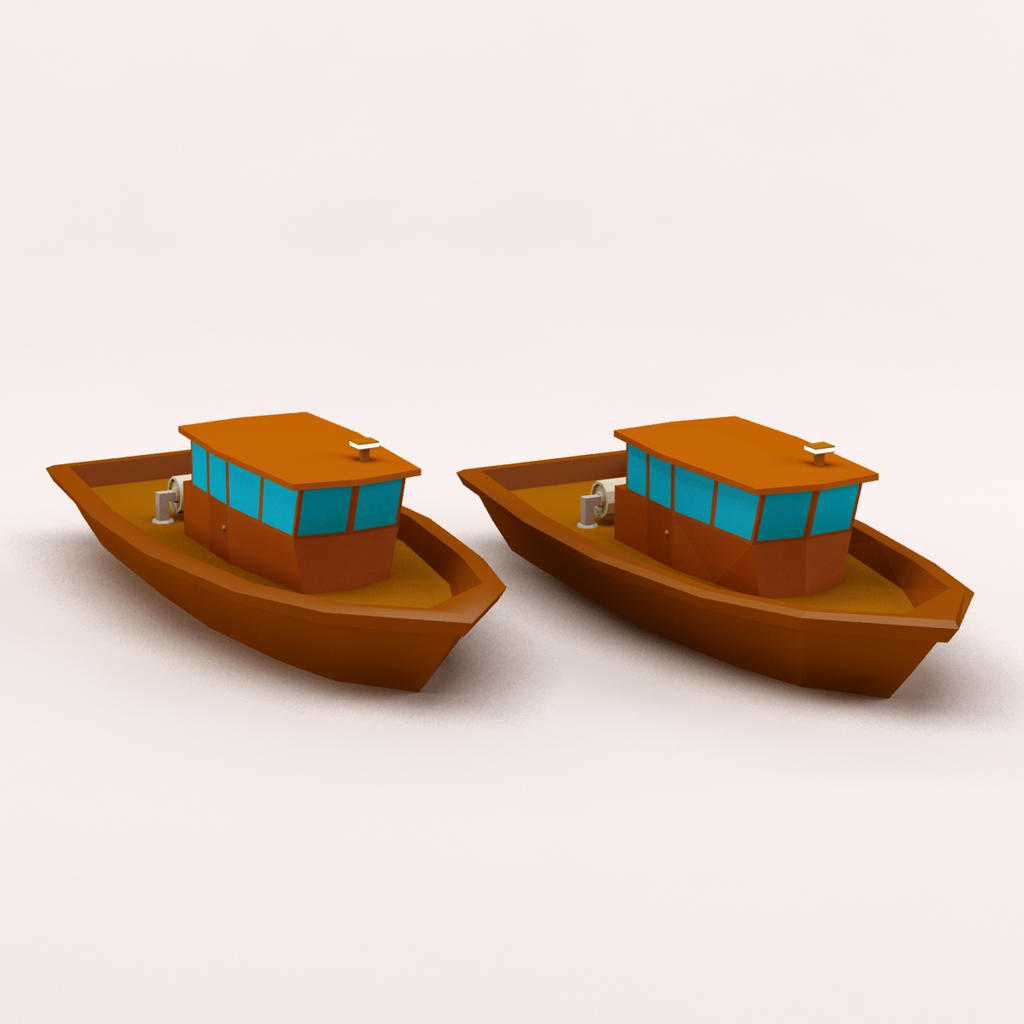 cartoon low poly fishing boat by PaulsenDesign3D on DeviantArt cartoon low poly fishing boat by PaulsenDesign3D on DeviantArt