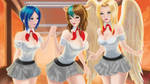 Akuma no Uta High School by strayopportunity