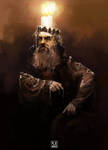 Dont rest your head: The Wax King by carloscara