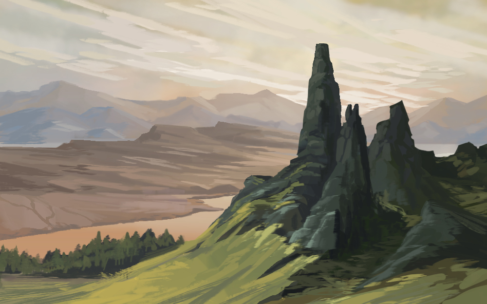 Cliffs by carloscara