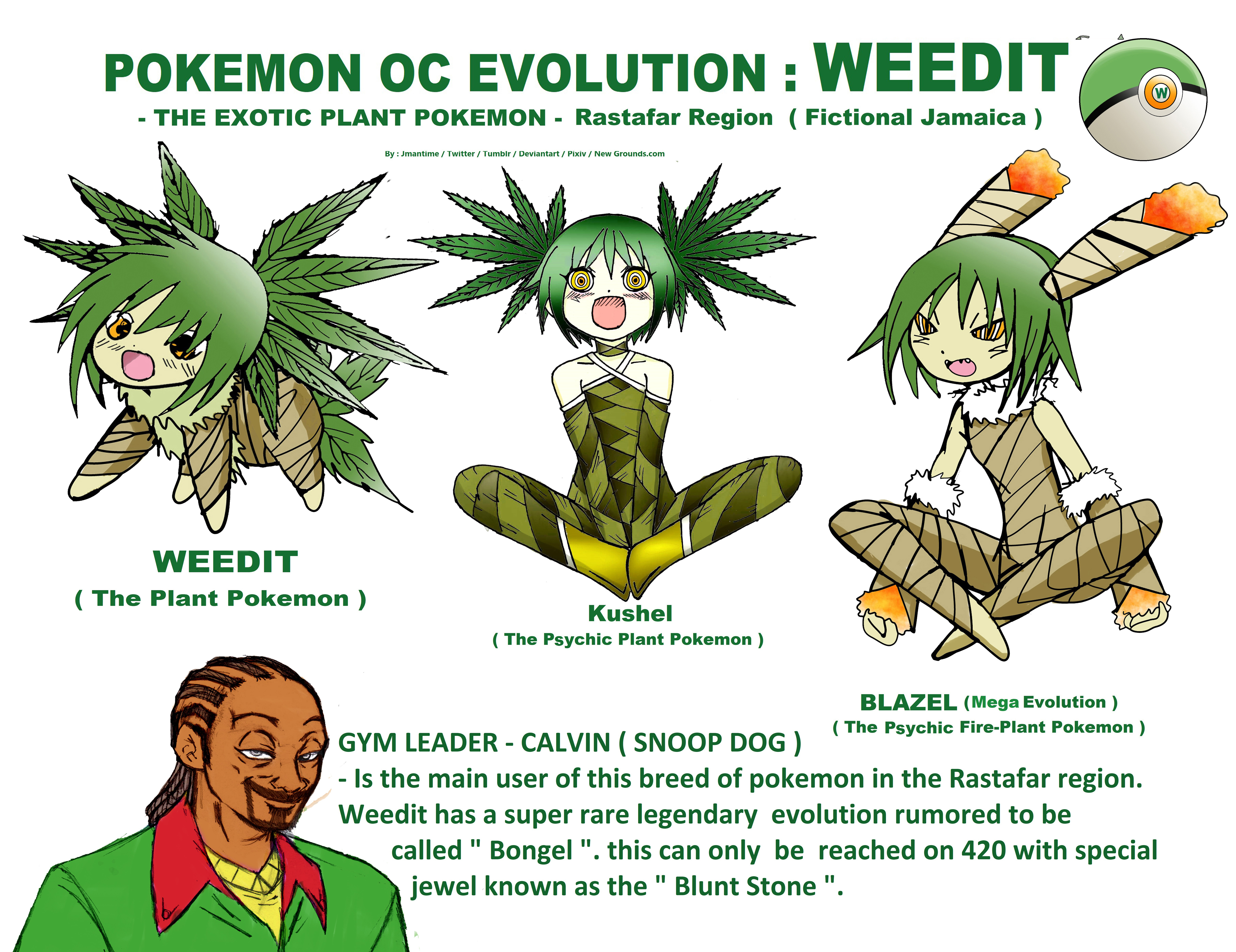 Pokemon Oc Weedit By Jmantime Is Here On Deviantart Pokemon Oc Weedit By Jmantime Is Here On Deviantart