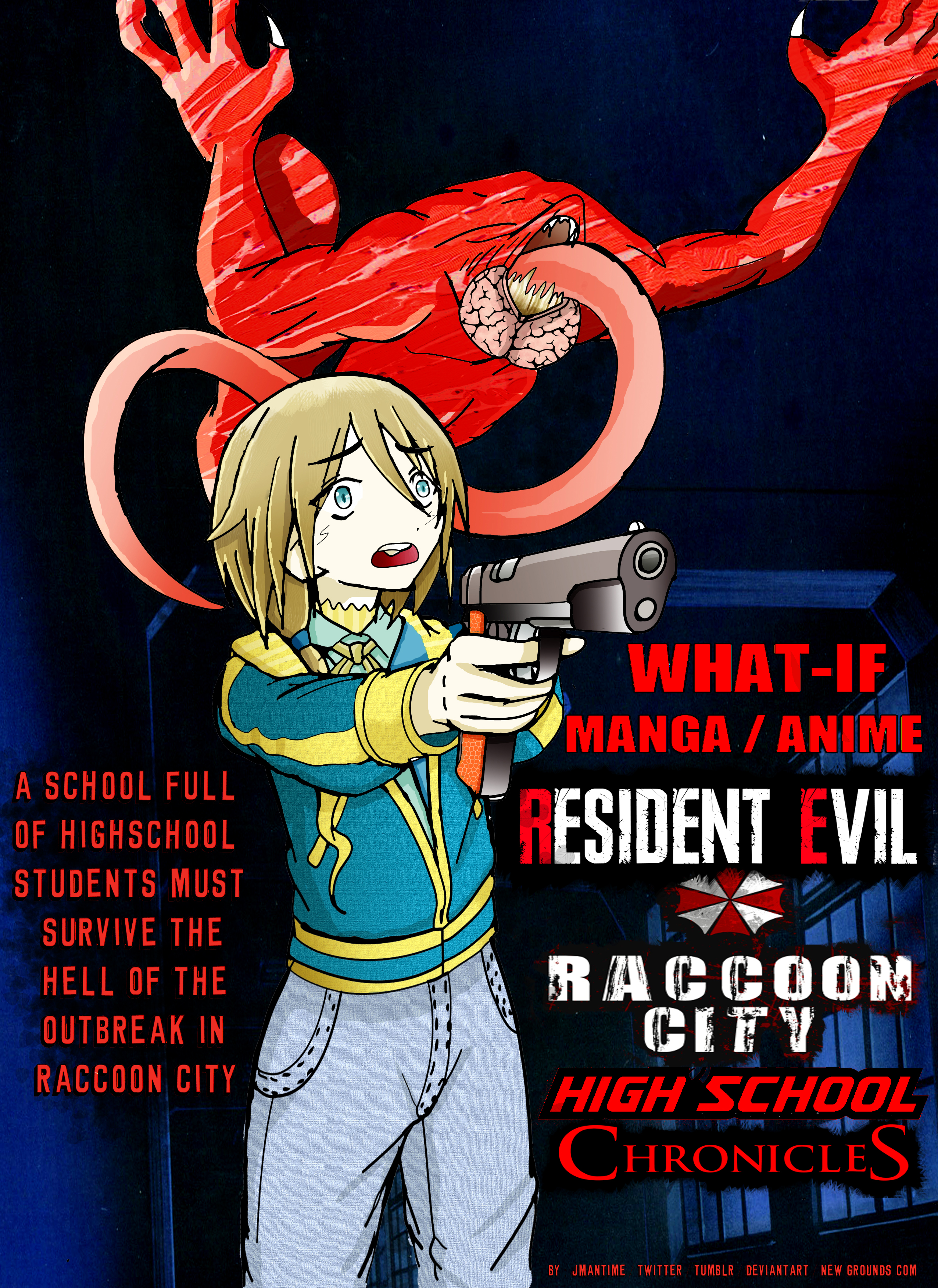 Resident Evil Raccoon Highschool - Anime Concept by jmantime-is-Here on  DeviantArt