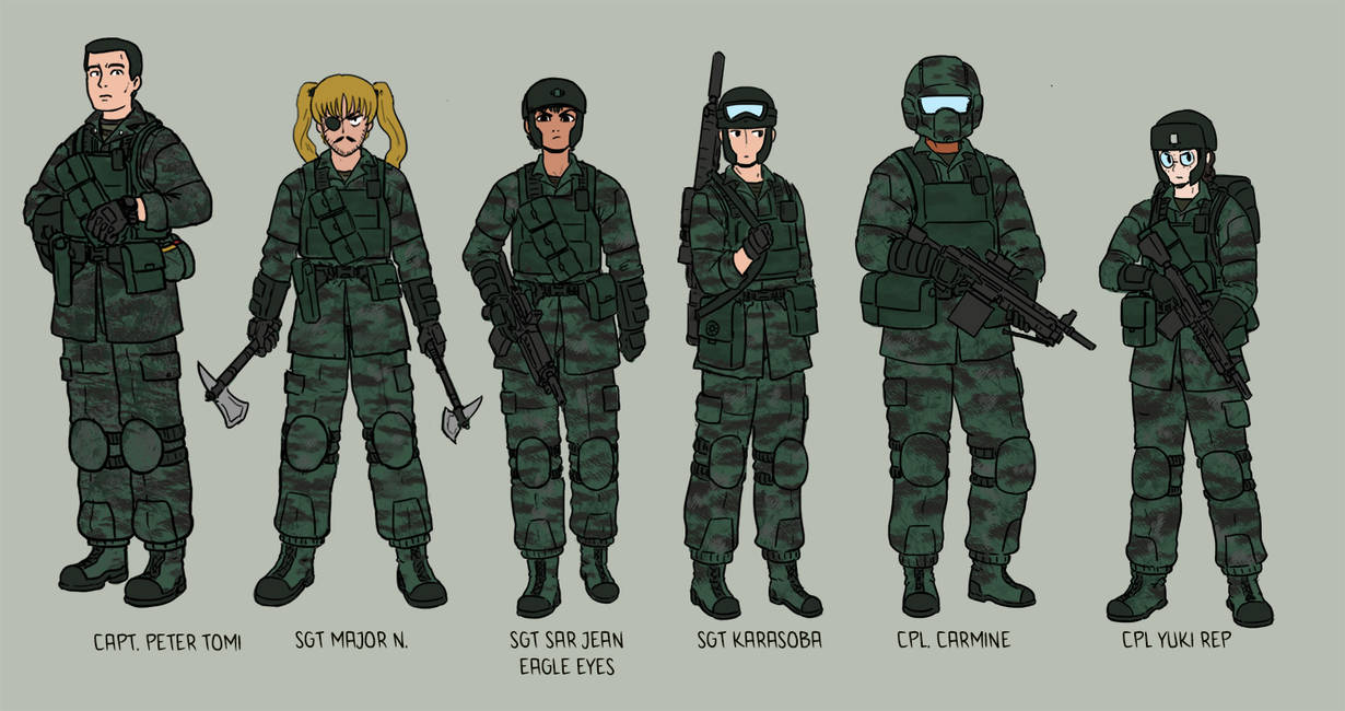 Arc Rangers Team by jailgurdnegative on DeviantArt