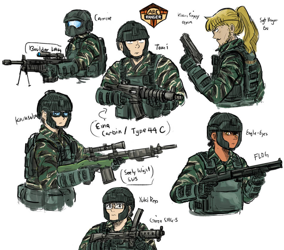 Arc Ranger Weapons by jailgurdnegative on DeviantArt