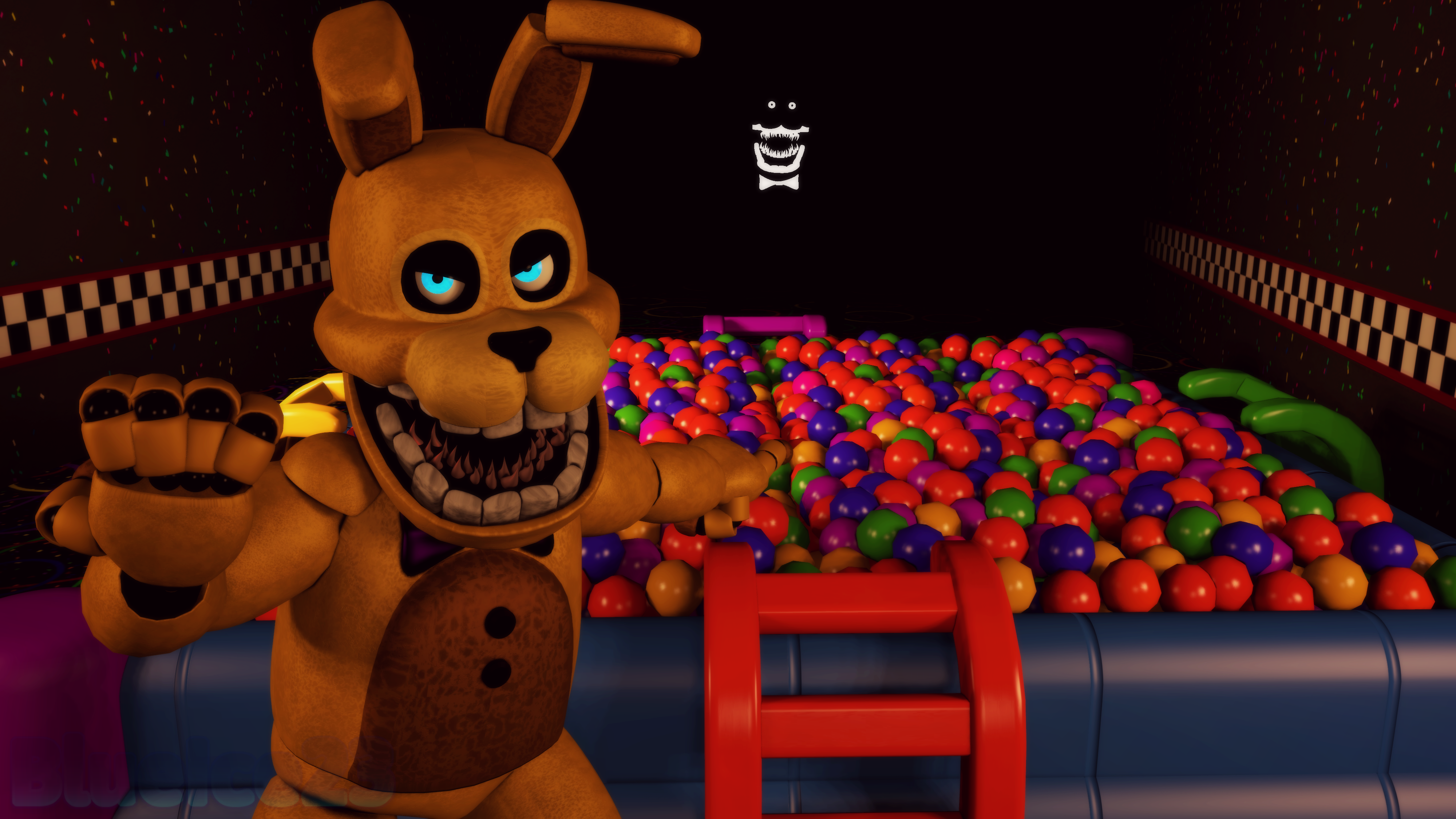 DO NOT go Inside SPRING BONNIES BALL PIT..