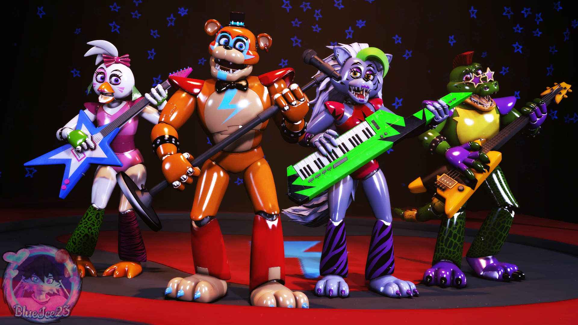 Sfm Fnaf SB) The Glamrocks by xXMrTrapXx on DeviantArt