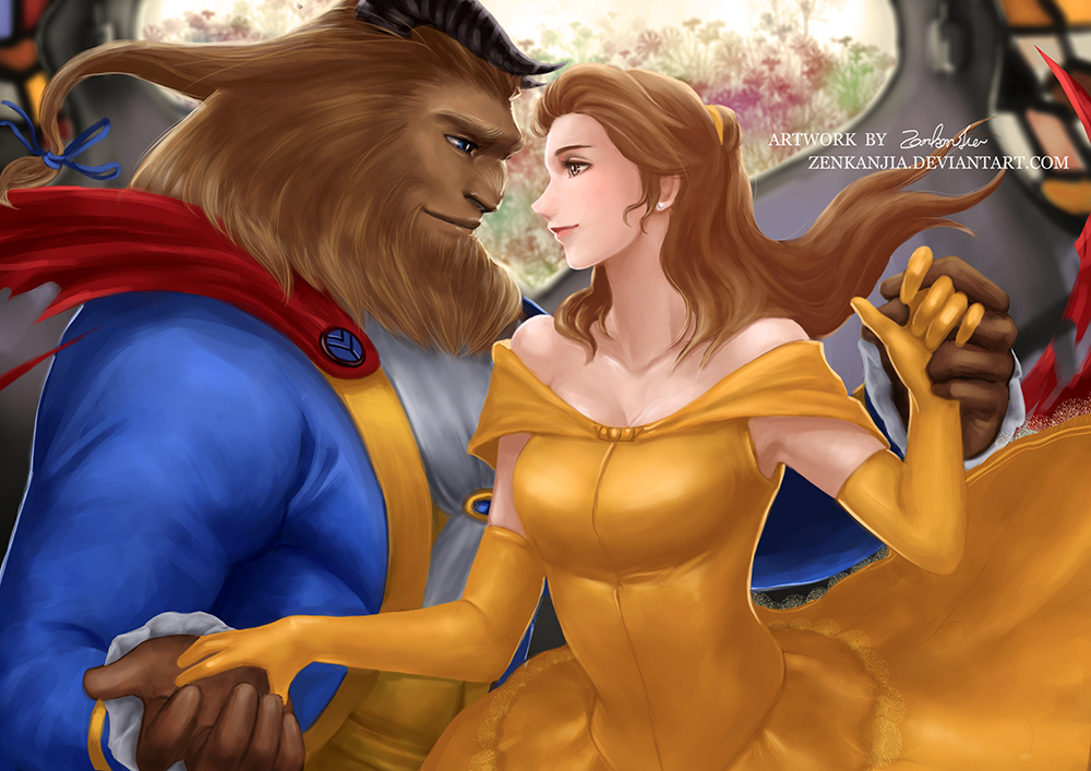 Beauty and the Beast - Belle and Prince