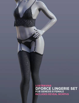 dForce Lingerie Set for G8F - Daz Freebie