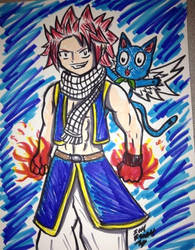 Natsu Scribble Art