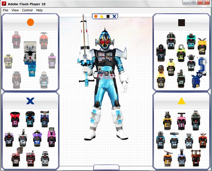 Flash Rider Game (Flash Game) Kamen Rider Fourze v4.0 by Crim3son on DeviantArt