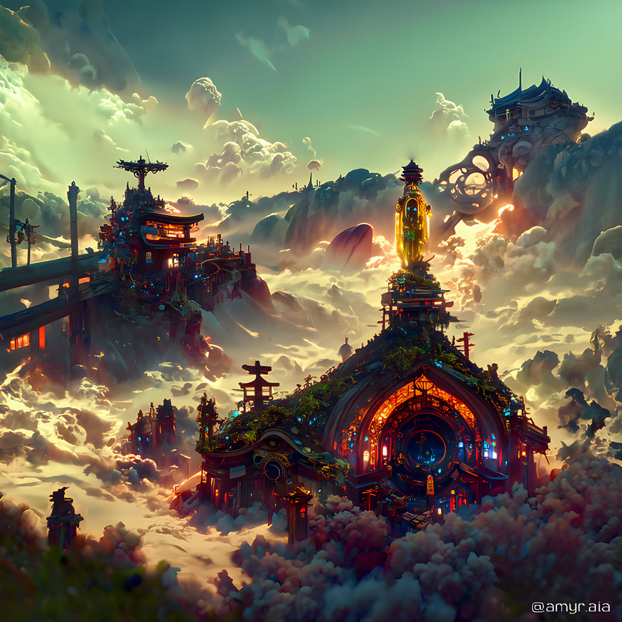 Magically Constructed Structures Magical Buildings by amyraiaftw on DeviantArt